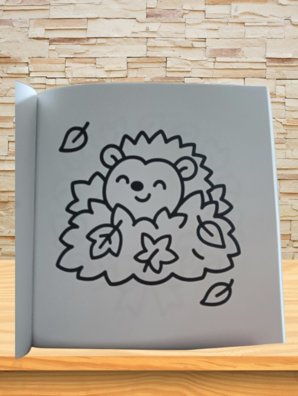 Fall Coloring Book Little Cozy Fall - Picture 8 of 11